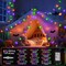 43FT 100LED Halloween Connectable Globe String Lights (Orange Purple and Green)